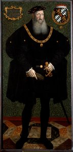Retrato de Frederic II do Palatinado (Frederic II o Sábio, c.1546 (pintura) de Hans Besser