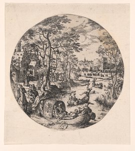 Apanhar gansos de Hans Bol