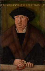 Retrato de Wolfgang Eisen de Hans Brosamer