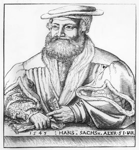 Retrato de Hans Sachs, 1545