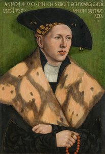Retrato de Sebolt Schwarcz de Hans Brosamer