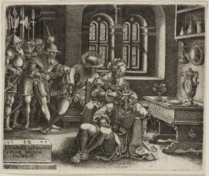 Sansão e Dalila de Hans Brosamer