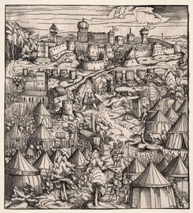 Der Weisskunig (O Rei Branco): O Cerco de Pádua de Hans Burgkmair