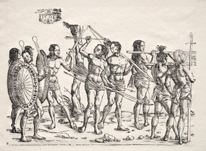 O rei de Cochim, 1508. de Hans Burgkmair