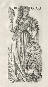 Os Sete Vícios: Orgulho, c. 1510 de Hans Burgkmair