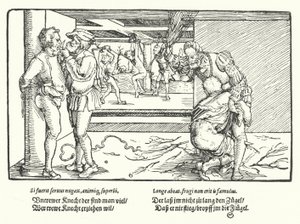 A punição dos servos de Hans Burgkmair
