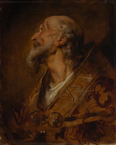 Retrato de busto de um bispo de Hans Canon