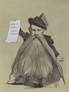 Caricatura do patriota polonês Franciszek Smolka