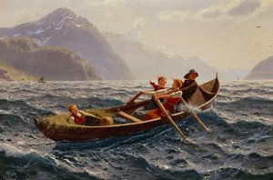 Passeio de barco a remo em Sognefjorden