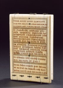 Relógio de sol da bússola Tablet, Nurenberg, 1574 (ver também 259577-78 e 259580) de Hans Ducher