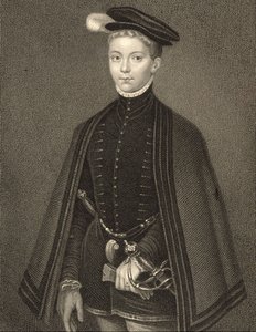 Retrato de Henry Stewart (1545-67) Lord Darnley, de &39;British Retratos Lodge&39;, 1823