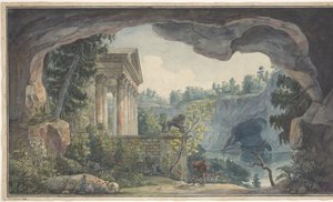 Teatro para a ópera Frigga de Hans Gottlob Hensigen