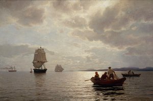 Do fiorde de Oslo de Hans Gude