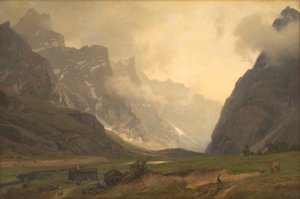 Os Troll Peaks em Romsdalen: O pé de Romsdalshorn à direita