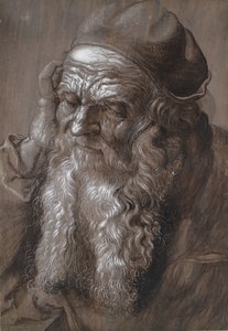 Um velho de 93 anos São Jerônimo, final do século XVI de Hans Hoffmann