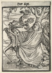 Dança da Morte: O Abade de Hans Holbein