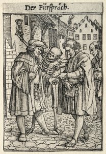 Dança da Morte: O Advogado. de Hans Holbein