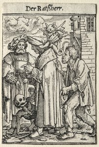 Dança da Morte: O Conselheiro de Hans Holbein
