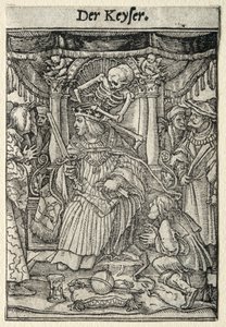 Dança da Morte: O Imperador de Hans Holbein
