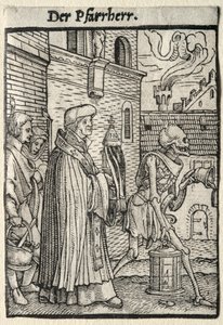 Dança da Morte: O Pastor de Hans Holbein