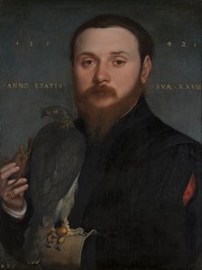Retrato de um falcoeiro de Hans Holbein
