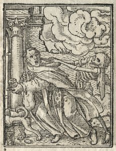 A dança da morte: o frei mendigo, a freira. de Hans Holbein