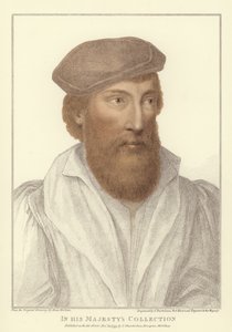 Homem anônimo (aquatint) de Hans Holbein der Jüngere