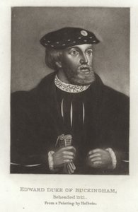 Edward Duke de Buckingham de Hans Holbein der Jüngere