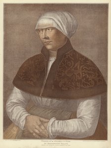 Elsbeth, a esposa de Hans Holbein (aquatinta)