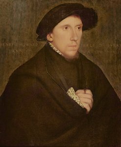 Henry Howard, Conde de Surrey, c.1542 (óleo e têmpera no painel) de Hans Holbein der Jüngere