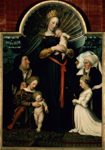 Madonna do Burgermeister Meyer de Hans Holbein der Jüngere