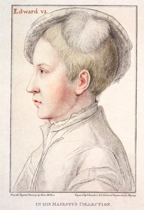 Retrato de Eduardo VI (1537-53) gravado por Francesco Bartolozzi (1727-1815) 1796 de Hans Holbein der Jüngere