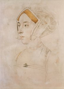 Retrato de Lady Willoughby (pastel sobre papel) de Hans Holbein der Jüngere