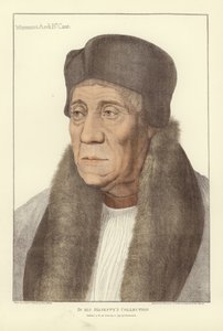 William Warham, arcebispo de Canterbury (aquatint)