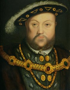 Retrato de Henrique VIII (1491-1547) em uma Cadeia de Jóias e Vestes de Pele