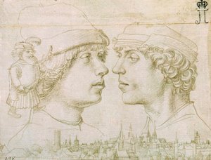 Retrato do Filho do Artista, 1514. de Hans Holbein the Elder