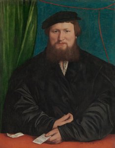 Derick Berck de Colônia, 1536 (óleo sobre tela, transferido da madeira) de Hans Holbein der Jüngere