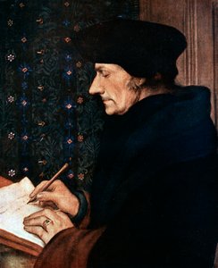 Desiderus Erasmus 1497-1543, humanista e estudioso holandês, 1523. de Hans Holbein der Jüngere