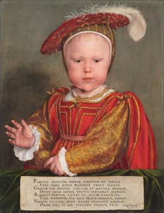 Eduardo VI quando criança de Hans Holbein der Jüngere