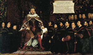 Henrique VIII e Barber Surgeons de Hans Holbein der Jüngere
