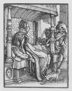 Dança da Morte de Holbein: A Duquesa de Hans Holbein der Jüngere