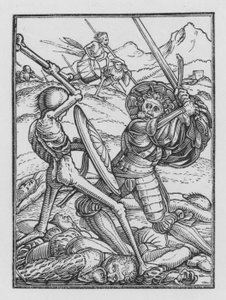Dança da Morte de Holbein: O Soldado de Hans Holbein der Jüngere