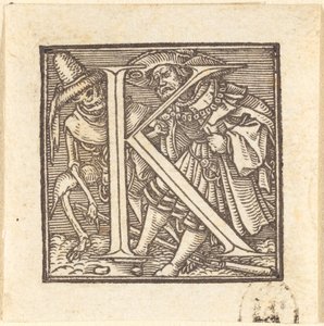 Letra K. de Hans Holbein der Jüngere