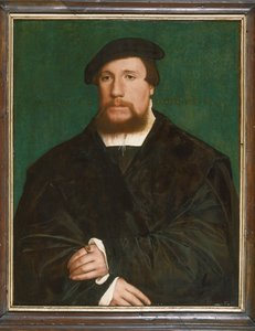 Retrato de um comerciante hanseático de Hans Holbein the Younger