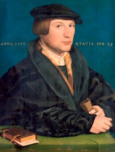 Retrato de um membro da família Wedigh, 1532 de Hans Holbein der Jüngere
