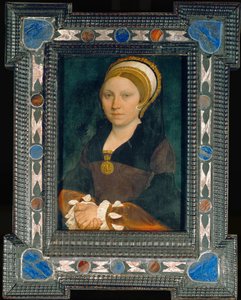Retrato de uma senhora inglesa, depois de 1540 (pintura sobre madeira de carvalho)