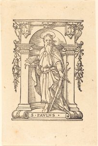 São Paulo com livro e espada. de Hans Holbein der Jüngere