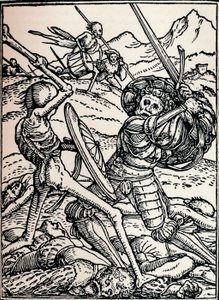 O Cavaleiro e a Morte, 1538, 1917 de Hans Holbein der Jüngere