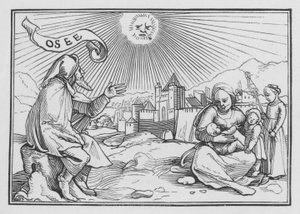A profecia de Oséias, Oséias I, 1 de Hans Holbein der Jüngere