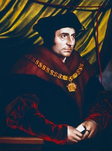 Thomas More, estadista inglês, estudioso e santo, c1527 de Hans Holbein der Jüngere